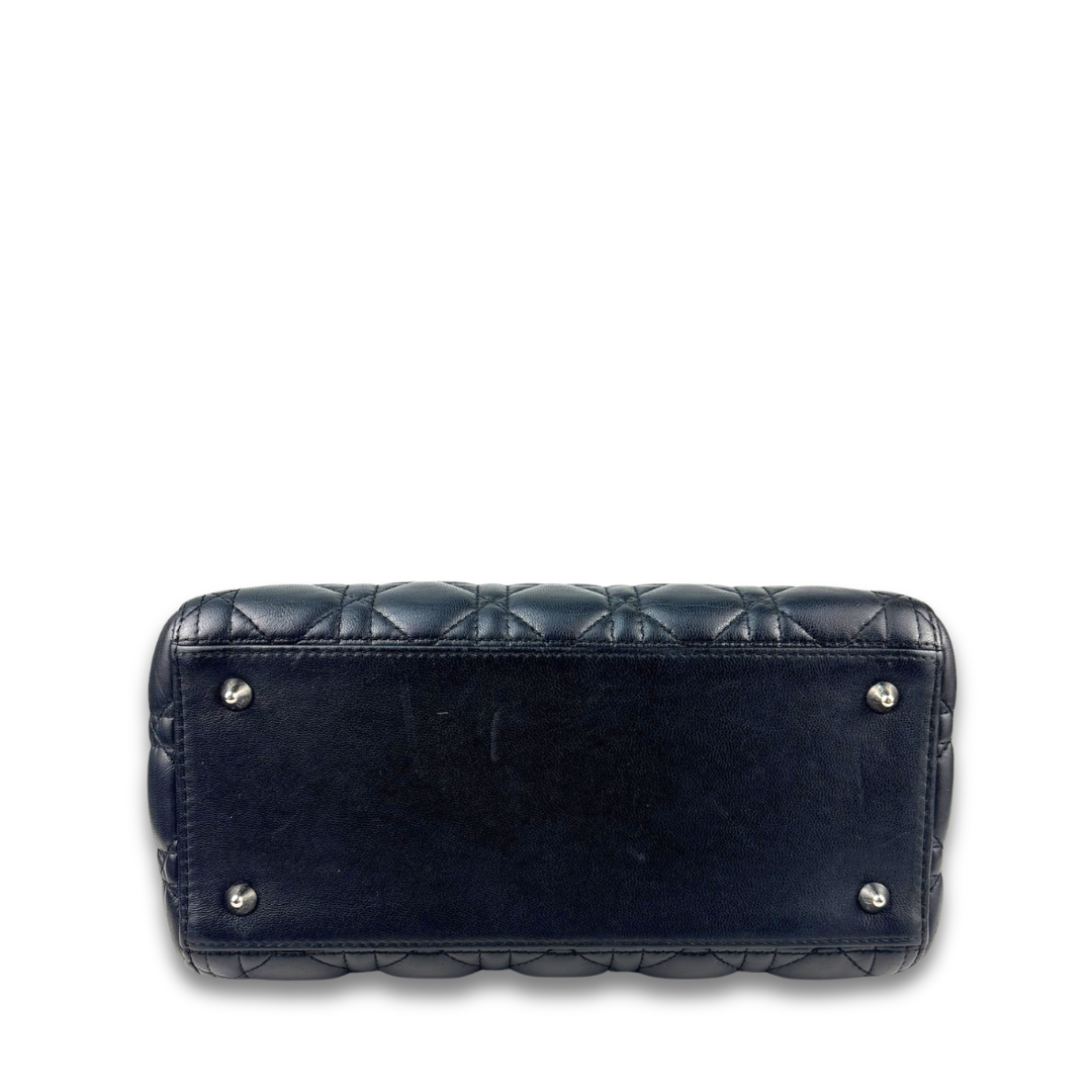 Dior Black Medium Lambskin Lady Dior