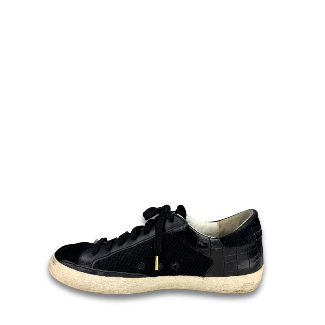 Golden Goose Black Superstar sneakers - Size 40