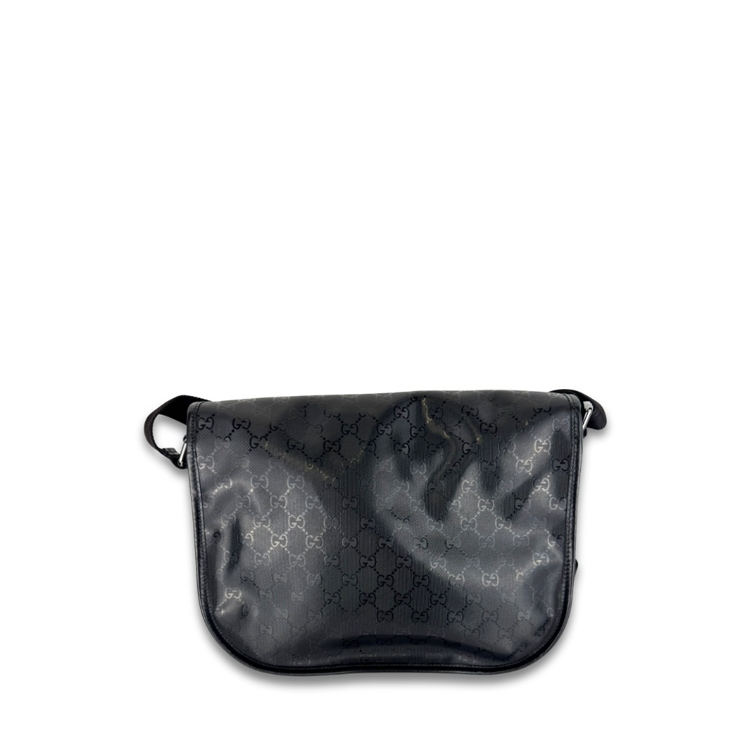 Gucci Imprime Buckle Flap Messenger