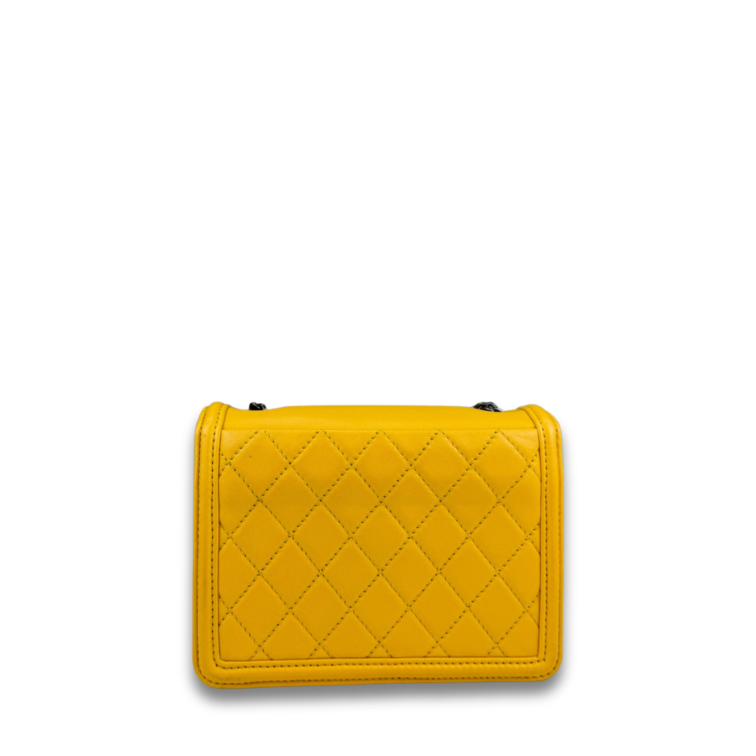 Chanel Yellow Boy Brick Flap Bag
