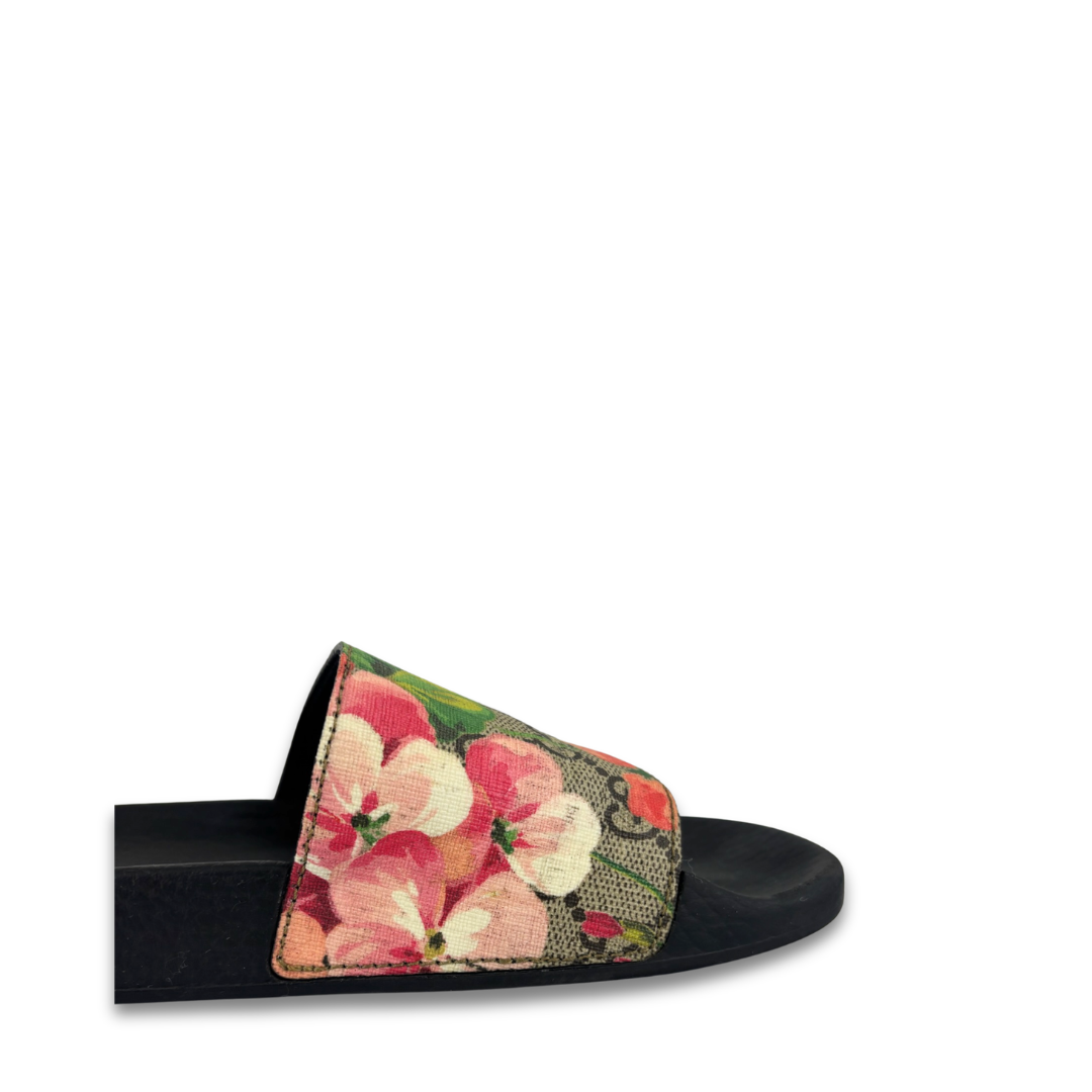 Gucci Blooms Pool Slides - Size 36