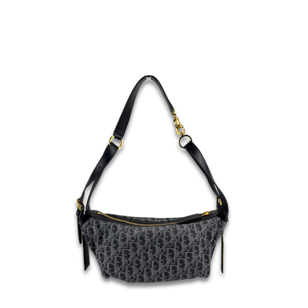 Dior Small Canvas D-Journey Shoulder Bag