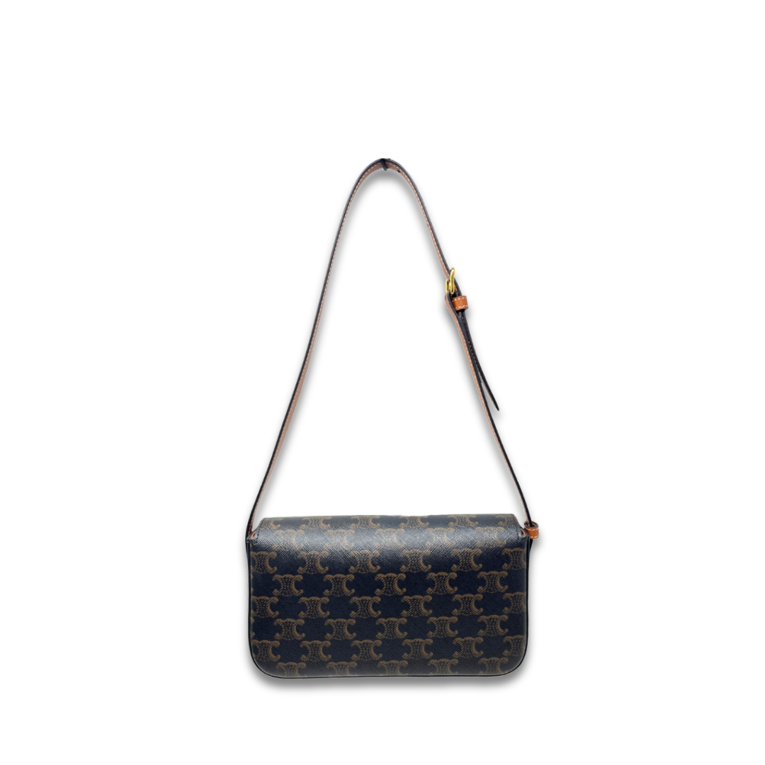 Celine Triomphe Claude Shoulder Bag | Lola Saratoga