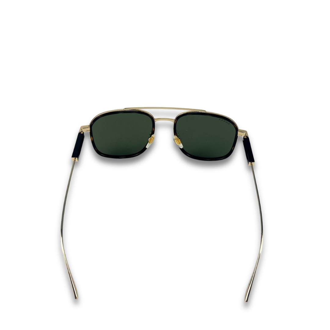 Gucci Tortoiseshell Aviator Sunglasses