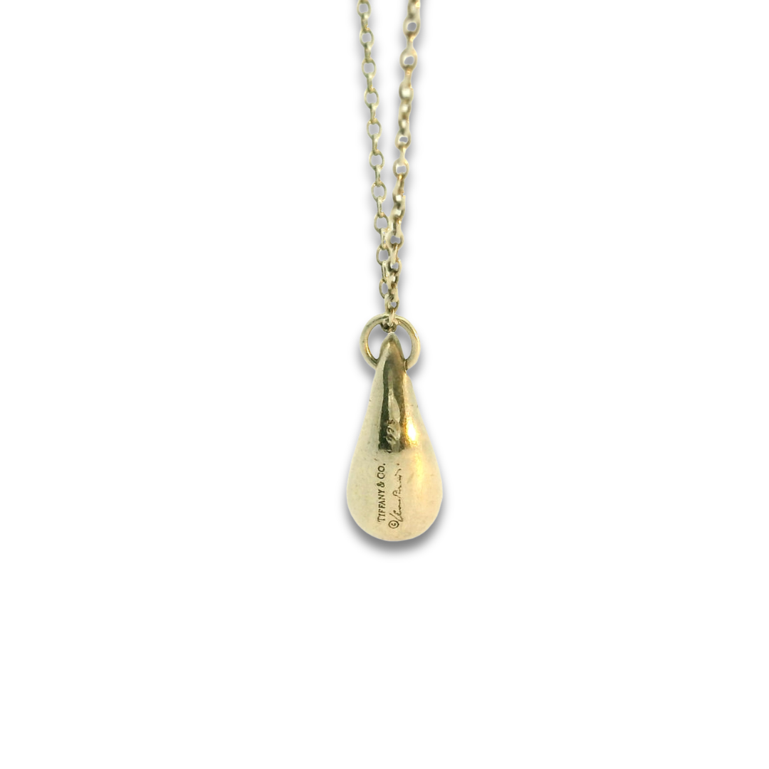 Tiffany & Co. Elsa Peretti Teardrop Pendant Necklace