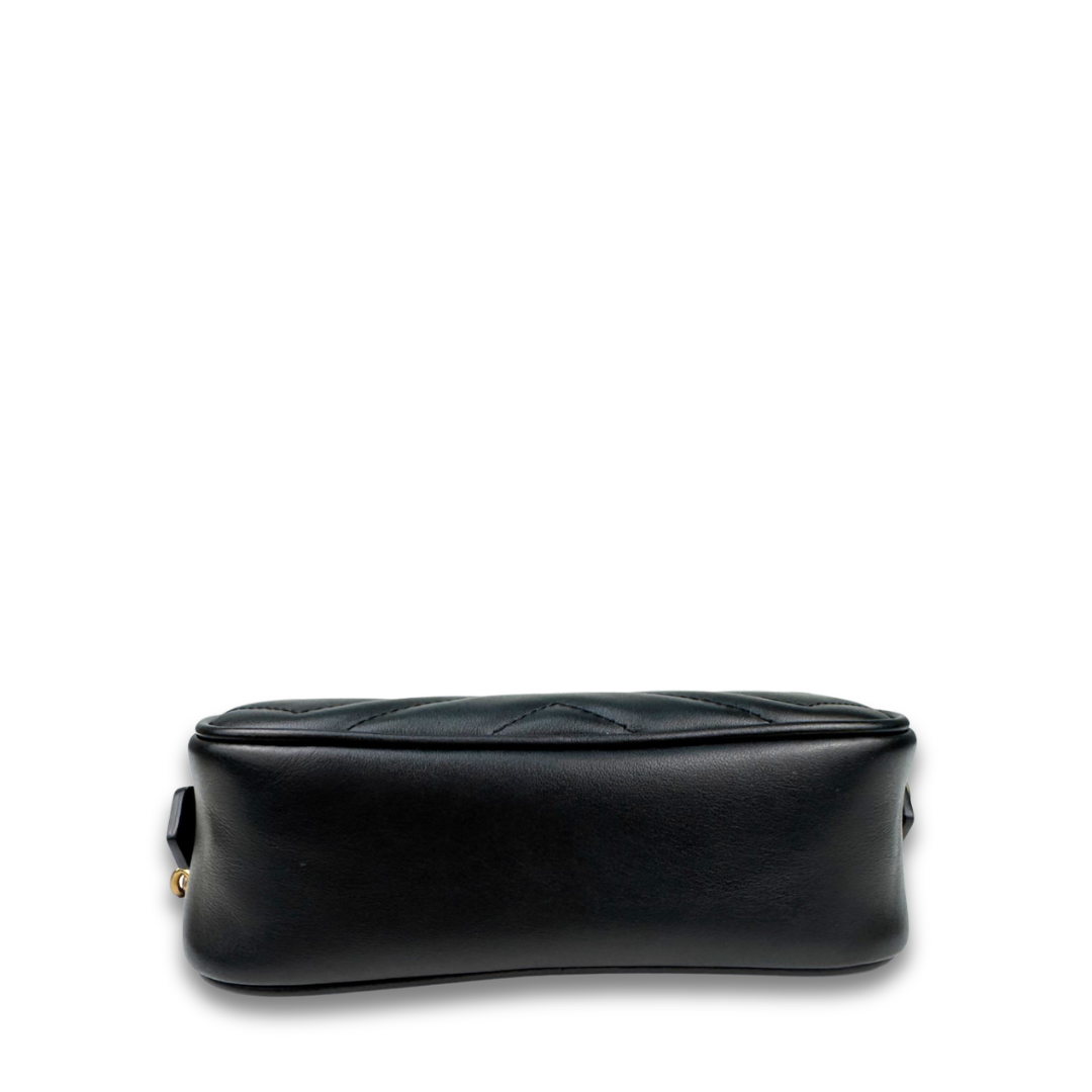 Gucci Black Marmont Mini Camera Bag