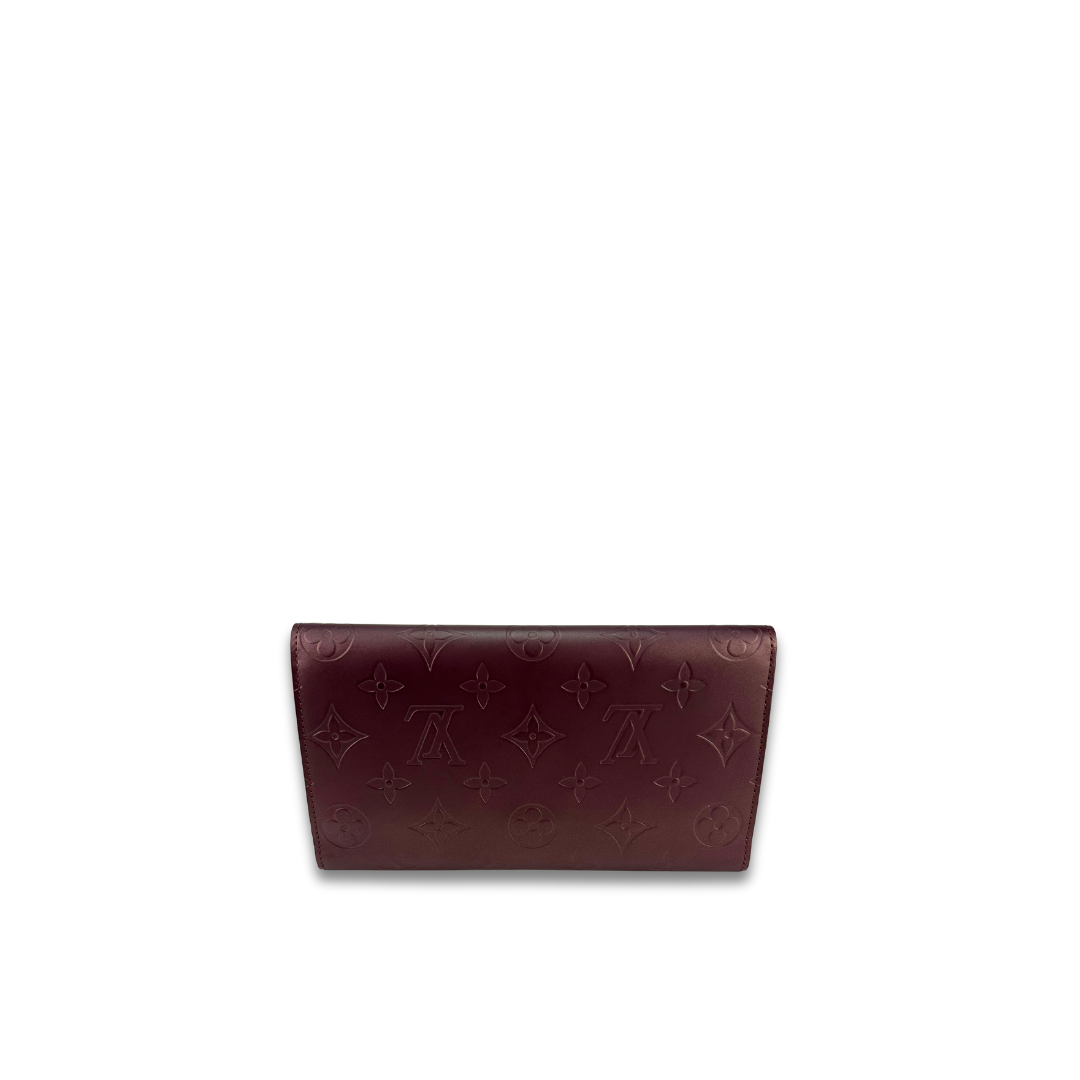 Louis Vuitton Mat Burgundy Porte Tresor International Wallet