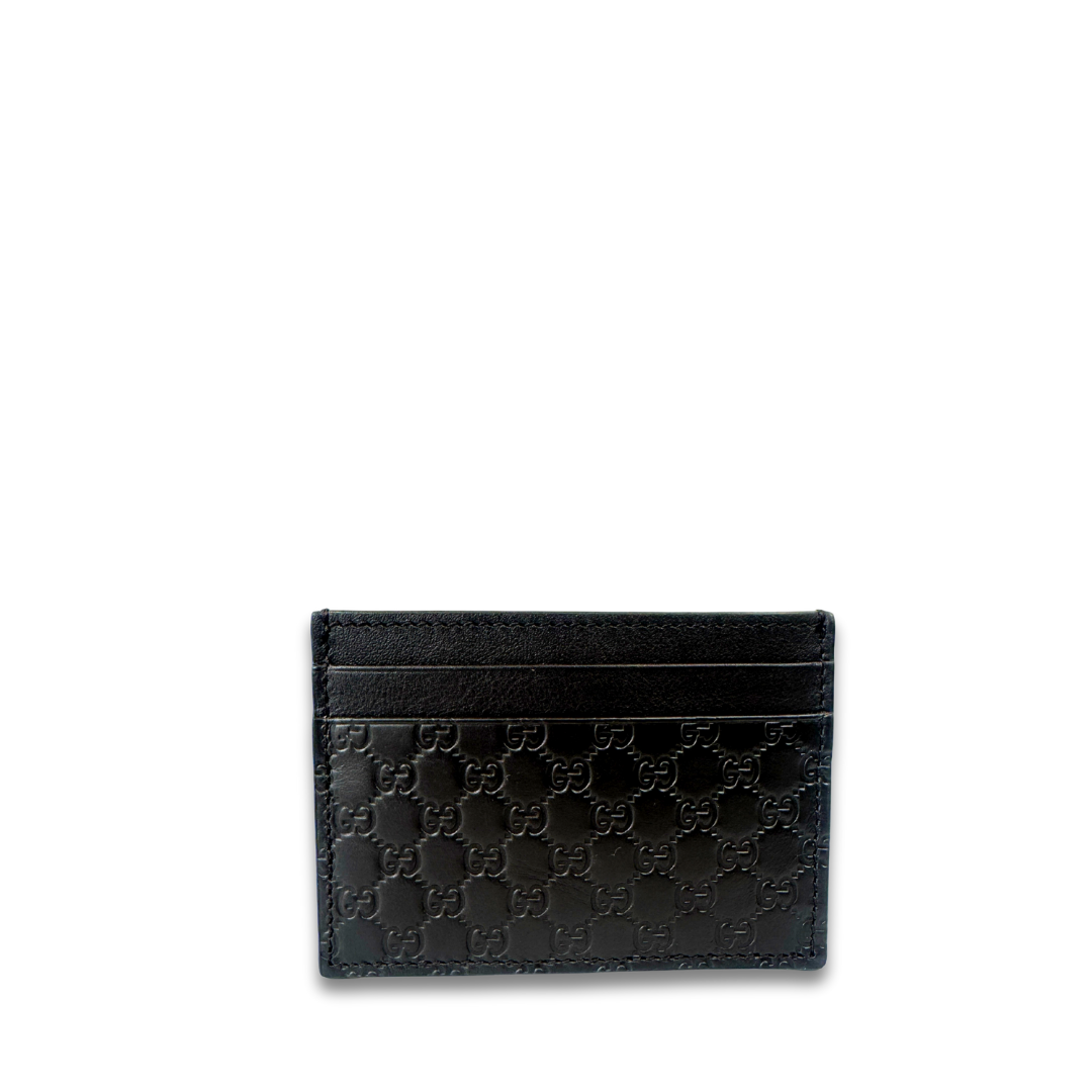 Gucci Brown Microguccissima Card Case