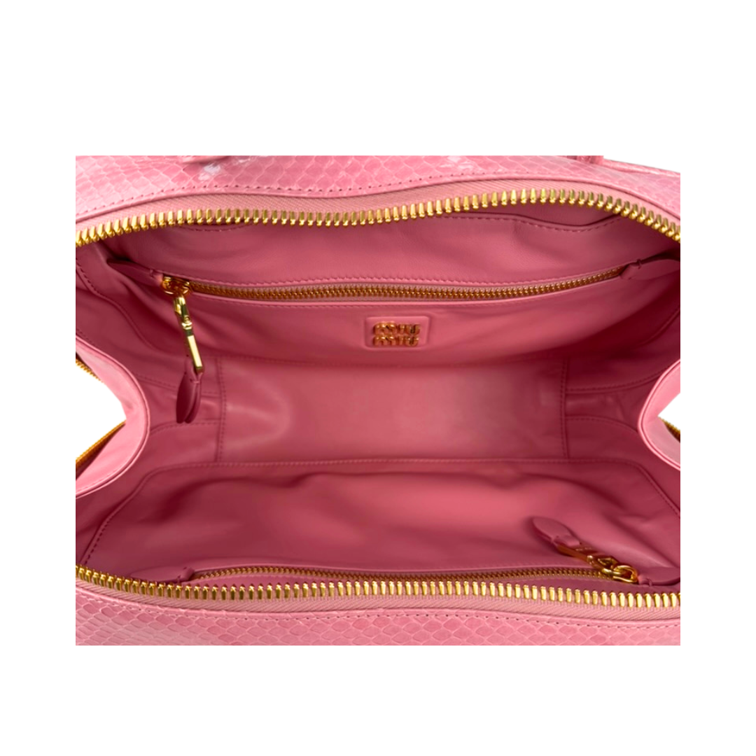 Miu Miu Pink Ayers Beau Bag