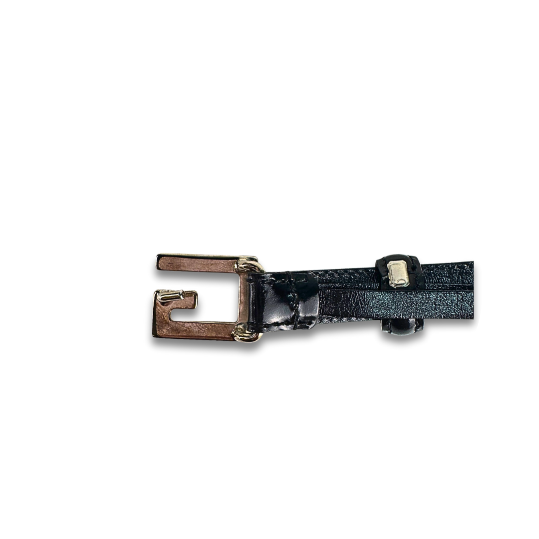 Gucci Black Leather Belt - Size 70