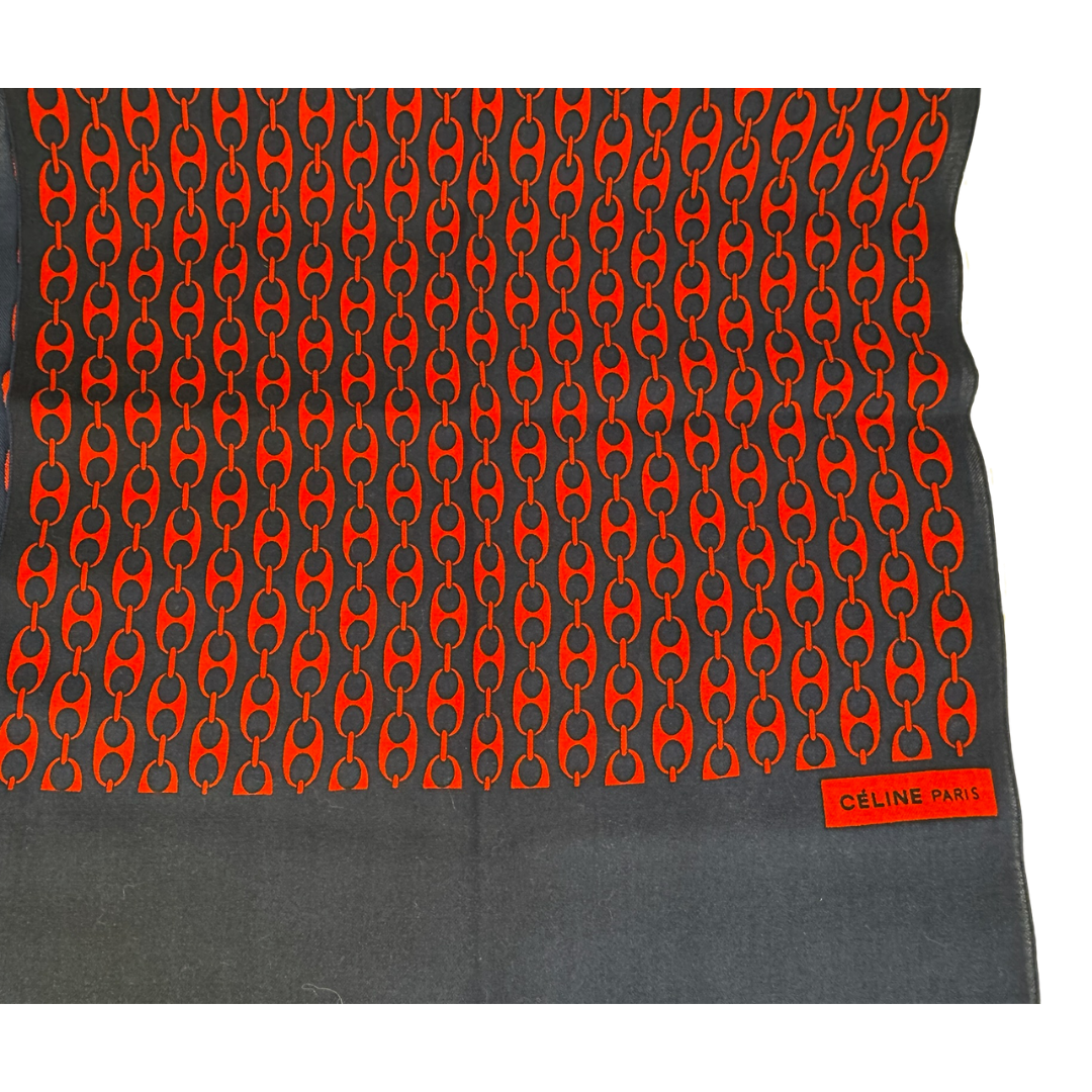 Celine Chain Pattern Scarf