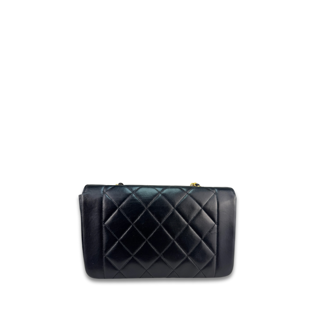 Chanel Lambskin Small Diana Single Flap