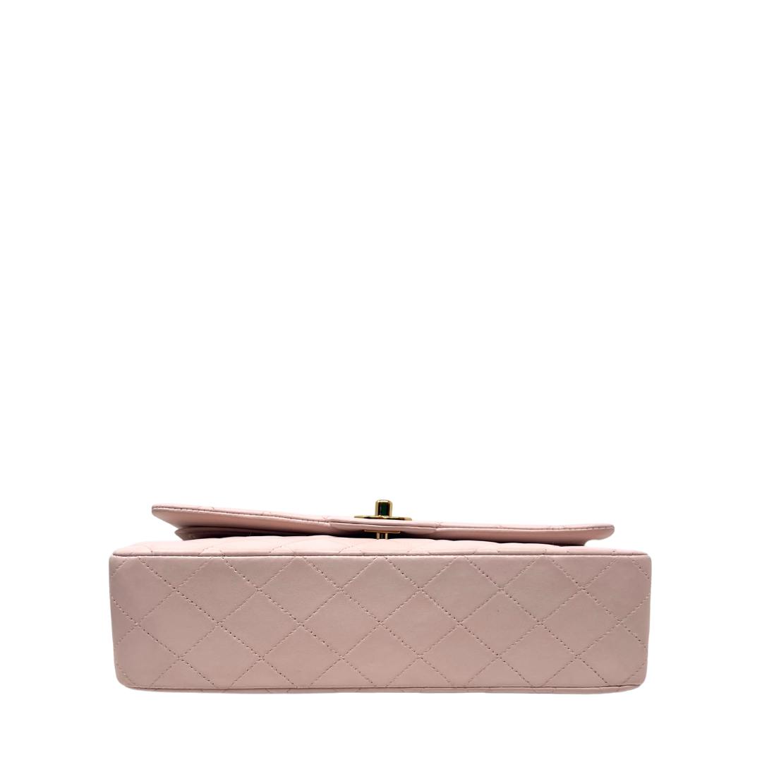 Chanel Classic Pink Medium Double Flap Lola Saratoga