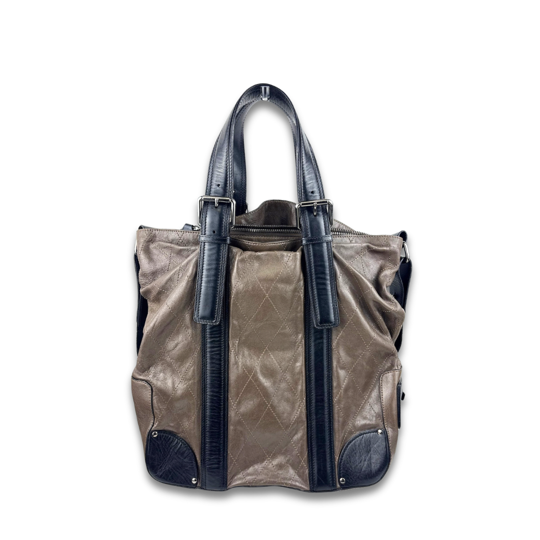 Chloe Large Quilted Two-Way Tote