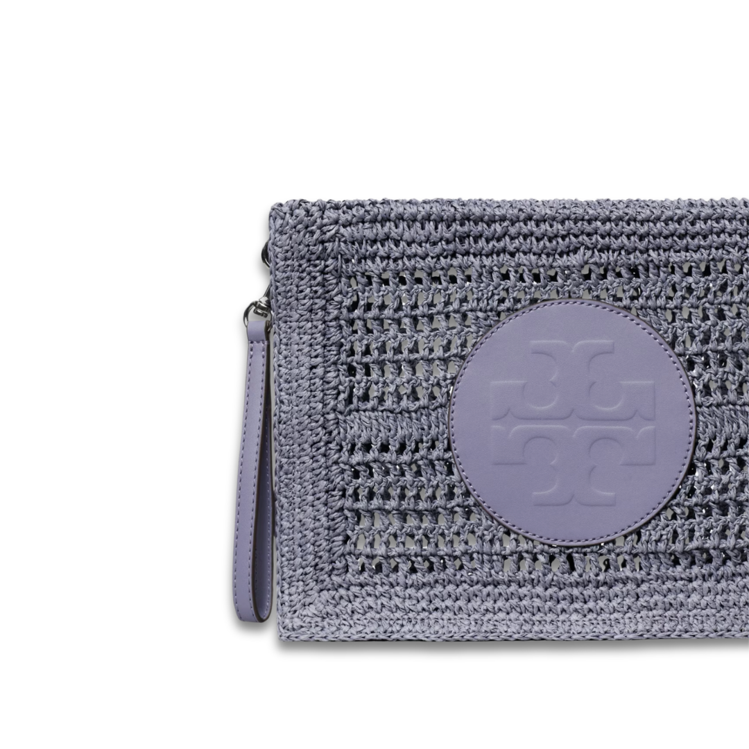 Tory Burch Ella Hand-Crocheted Pouch