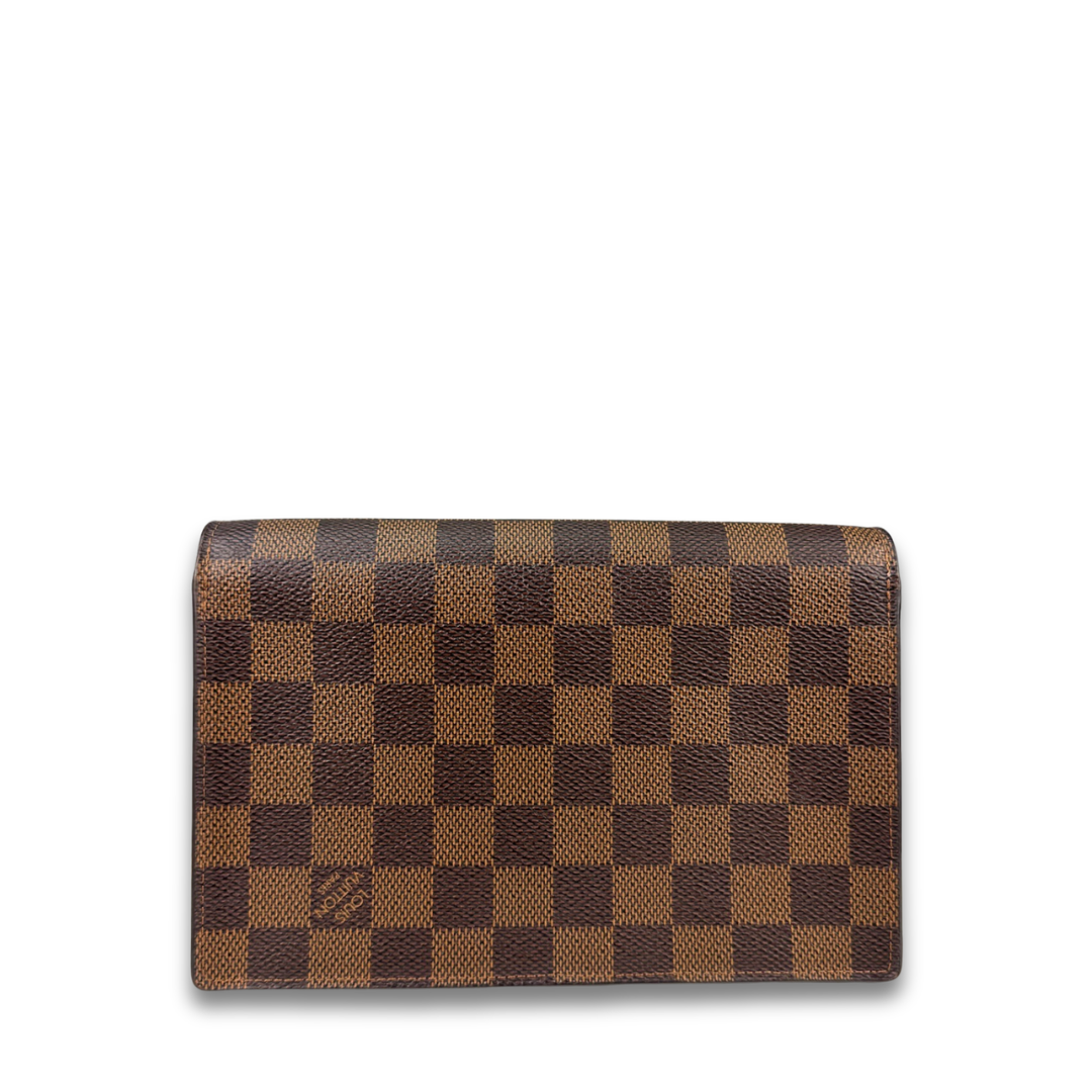 Louis Vuitton Damier Ebene Vavin Chain Wallet