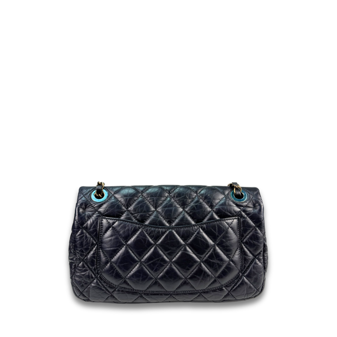 Chanel Aged Calfskin Coin Medallion Flap Bag