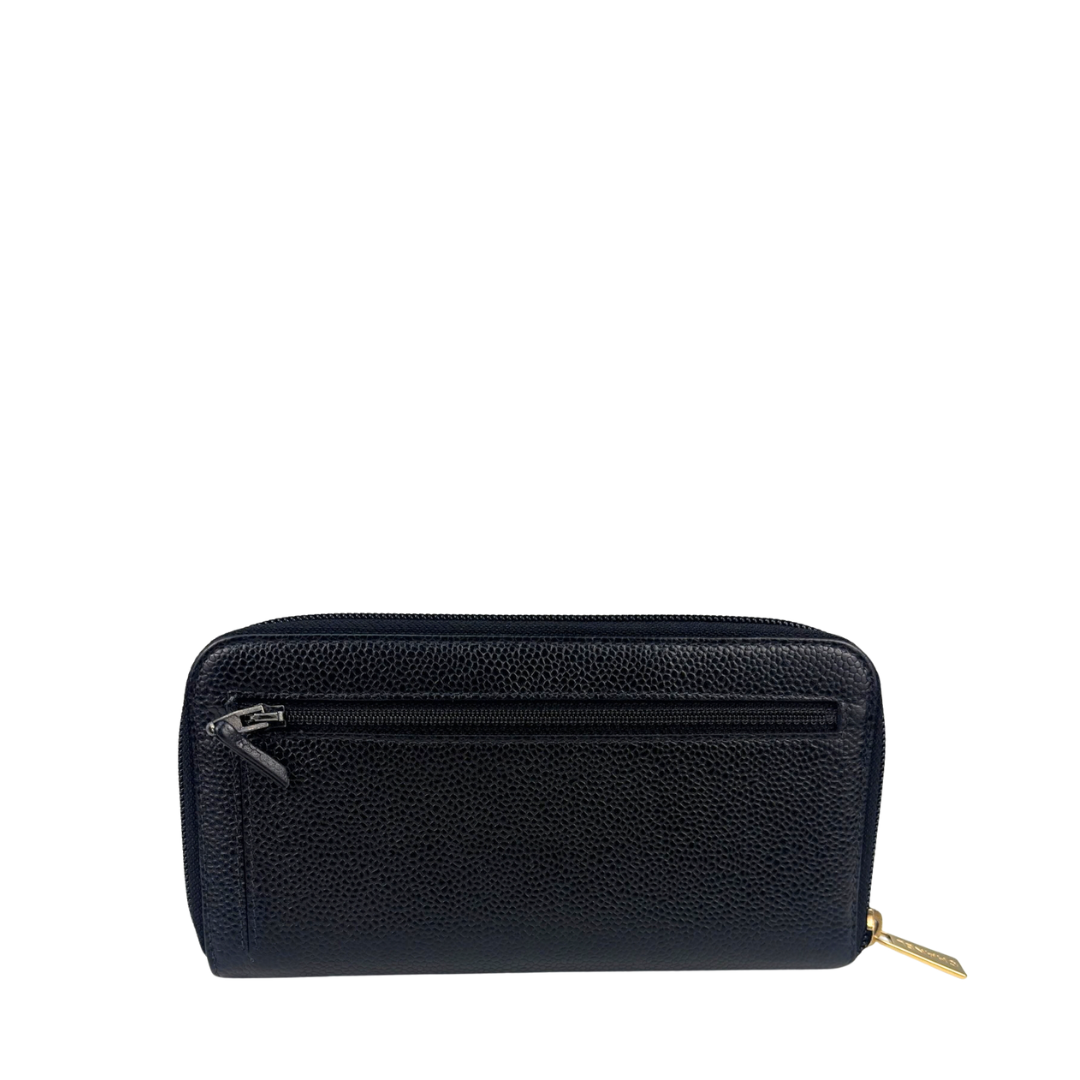 Chanel CC Timeless Zip Around Wallet