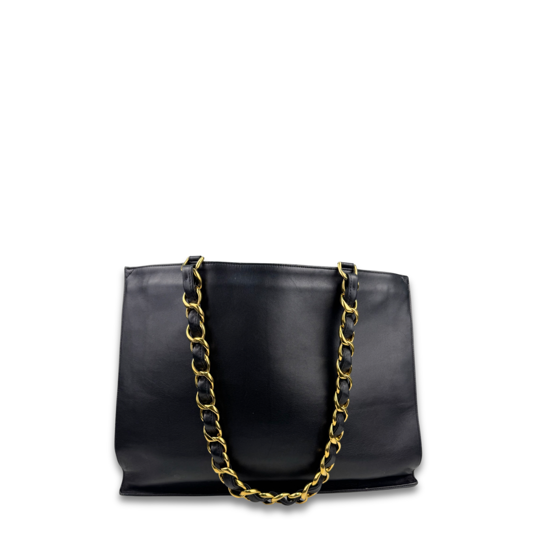Chanel Timeless Lambskin Jumbo Chain Tote