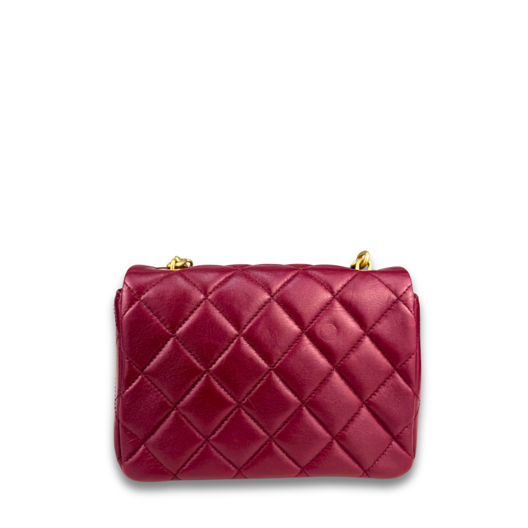 Chanel Camellia Chain Mini Flap Bag