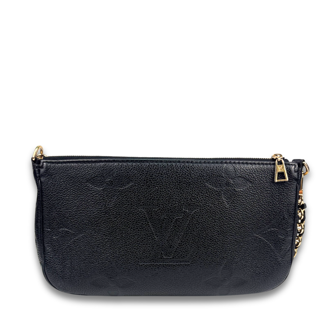 Louis Vuitton Black Empreinte Multi Pochette Accessoires
