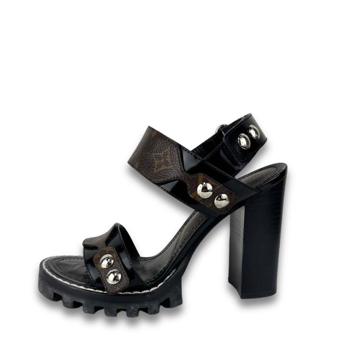 Louis Vuitton Star Trail Platform Sandals - Size 37
