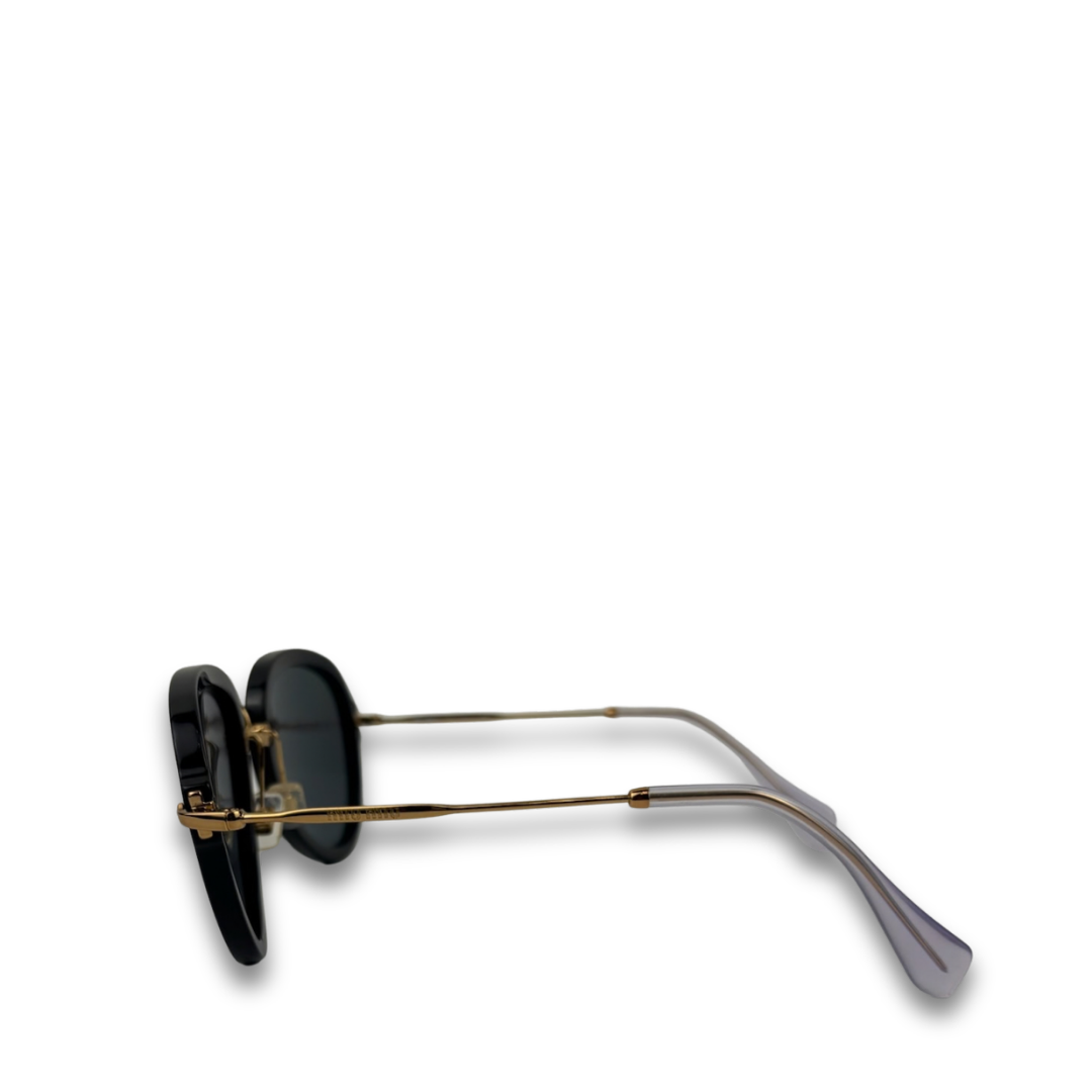 Miu Miu Black Aviator Sunglasses