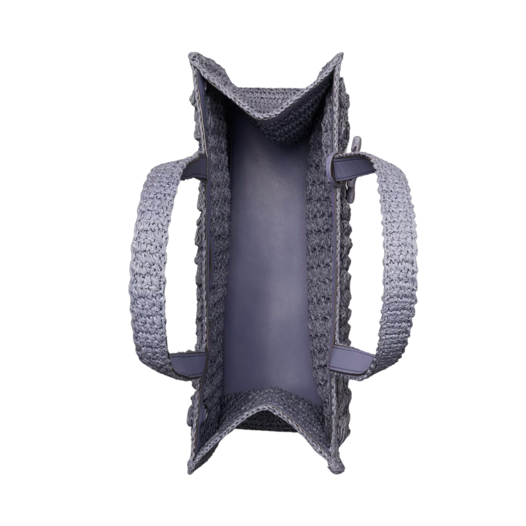 Tory Burch Ella Hand-Crocheted Popcorn Stitch Small Tote