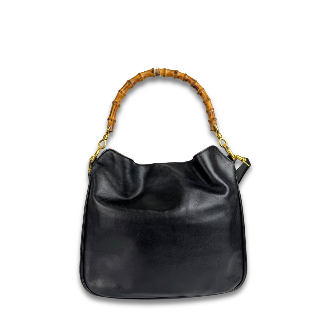 Gucci Medium Bamboo Convertible Hobo