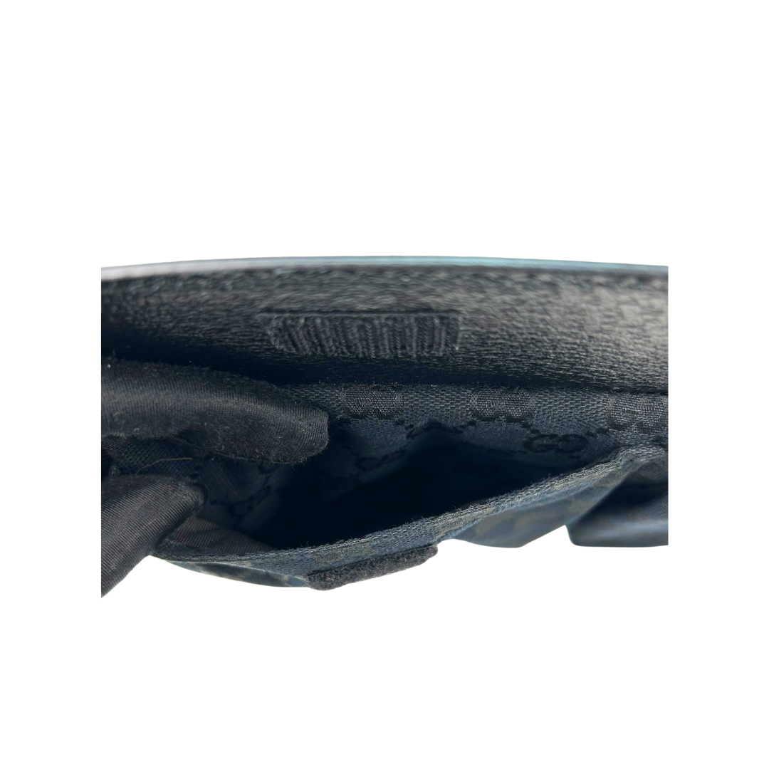 Gucci Canvas Double Pocket Waist Bag