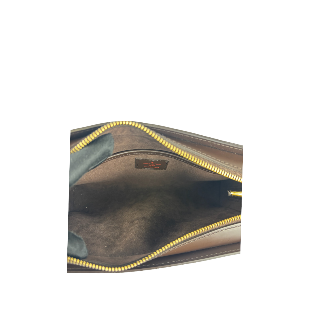 Louis Vuitton Damier Ebene Saint Louis Wristlet Clutch