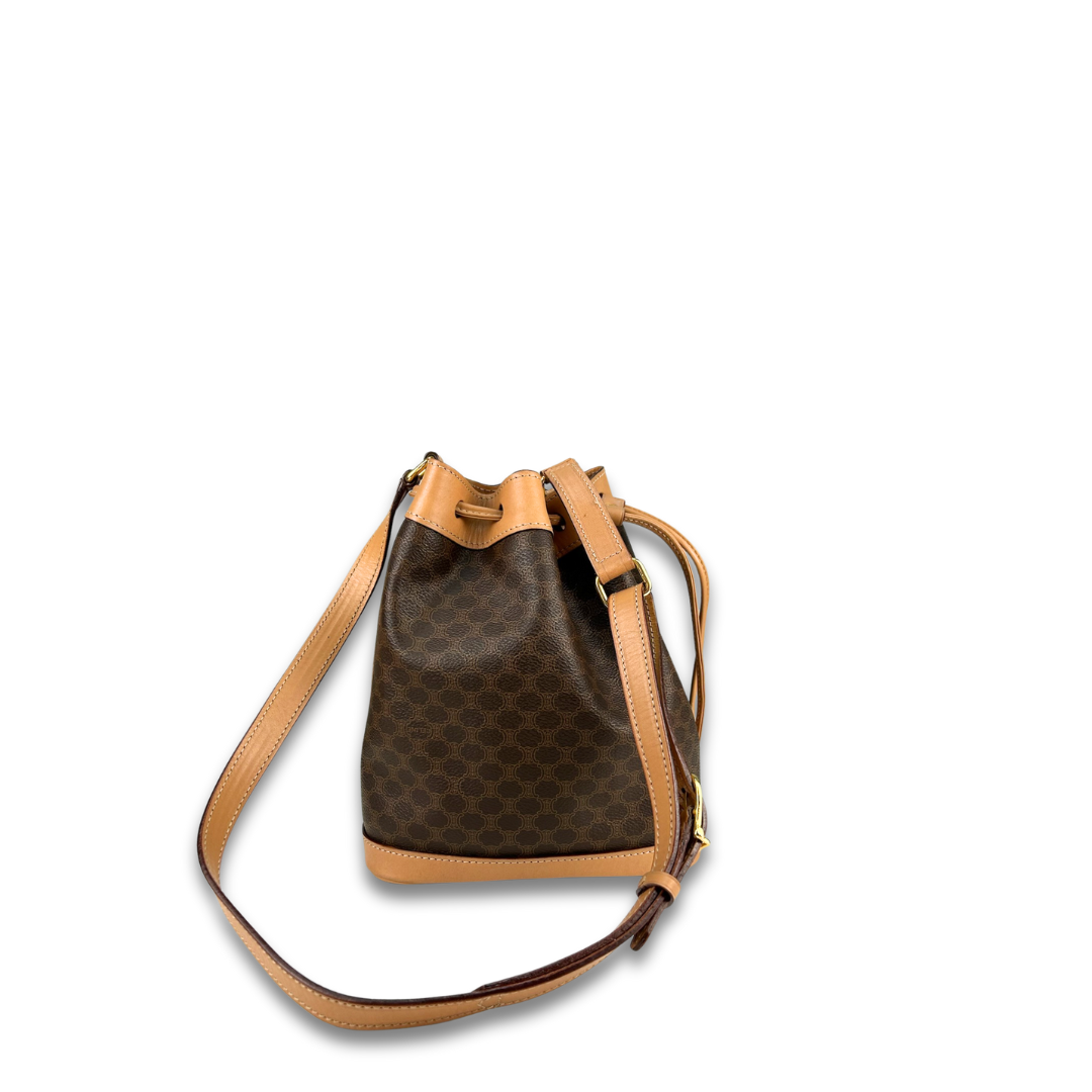 Celine Vintage Drawstring Bucket Bag