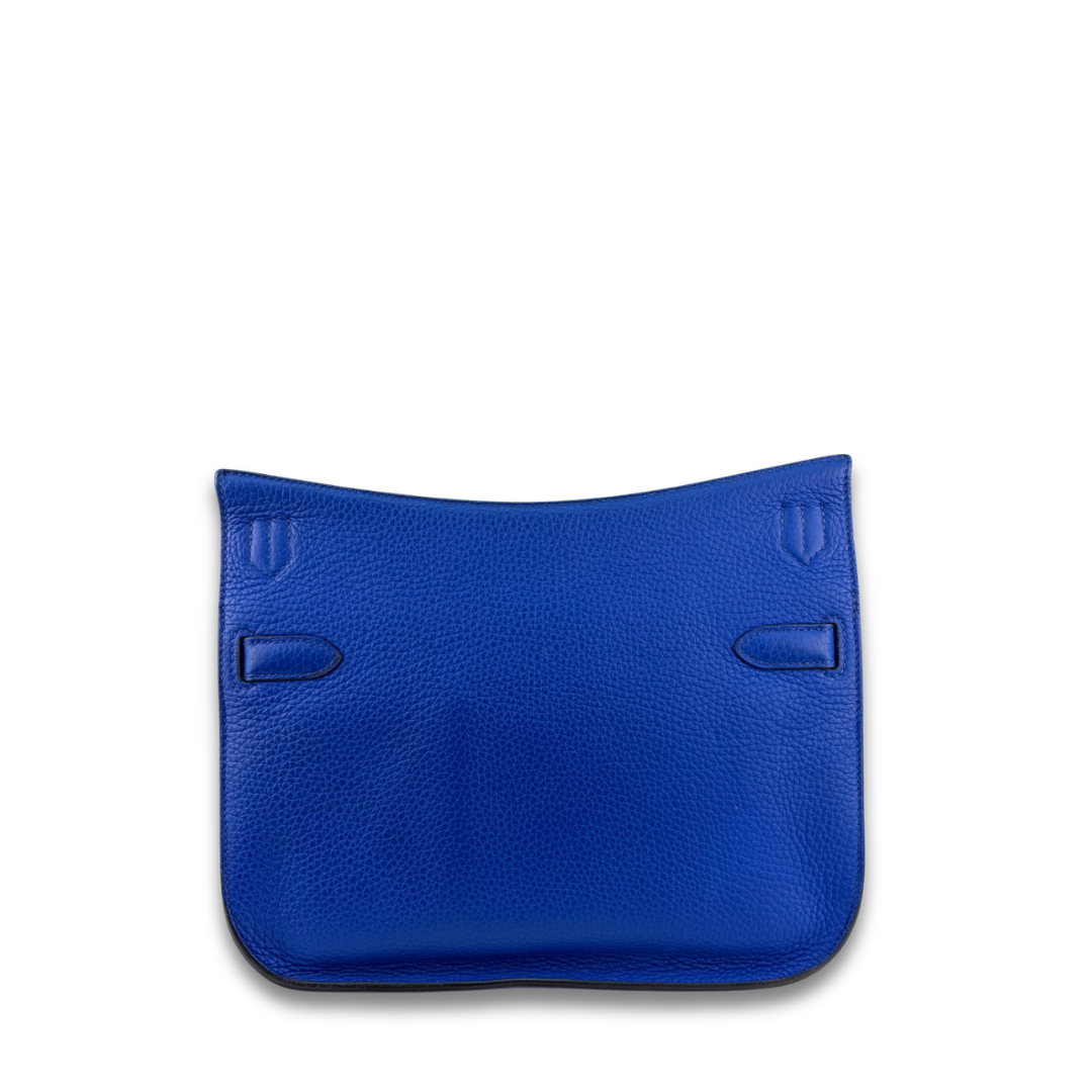 Hermès Clemence Jypsière 28 Bleu Electrique