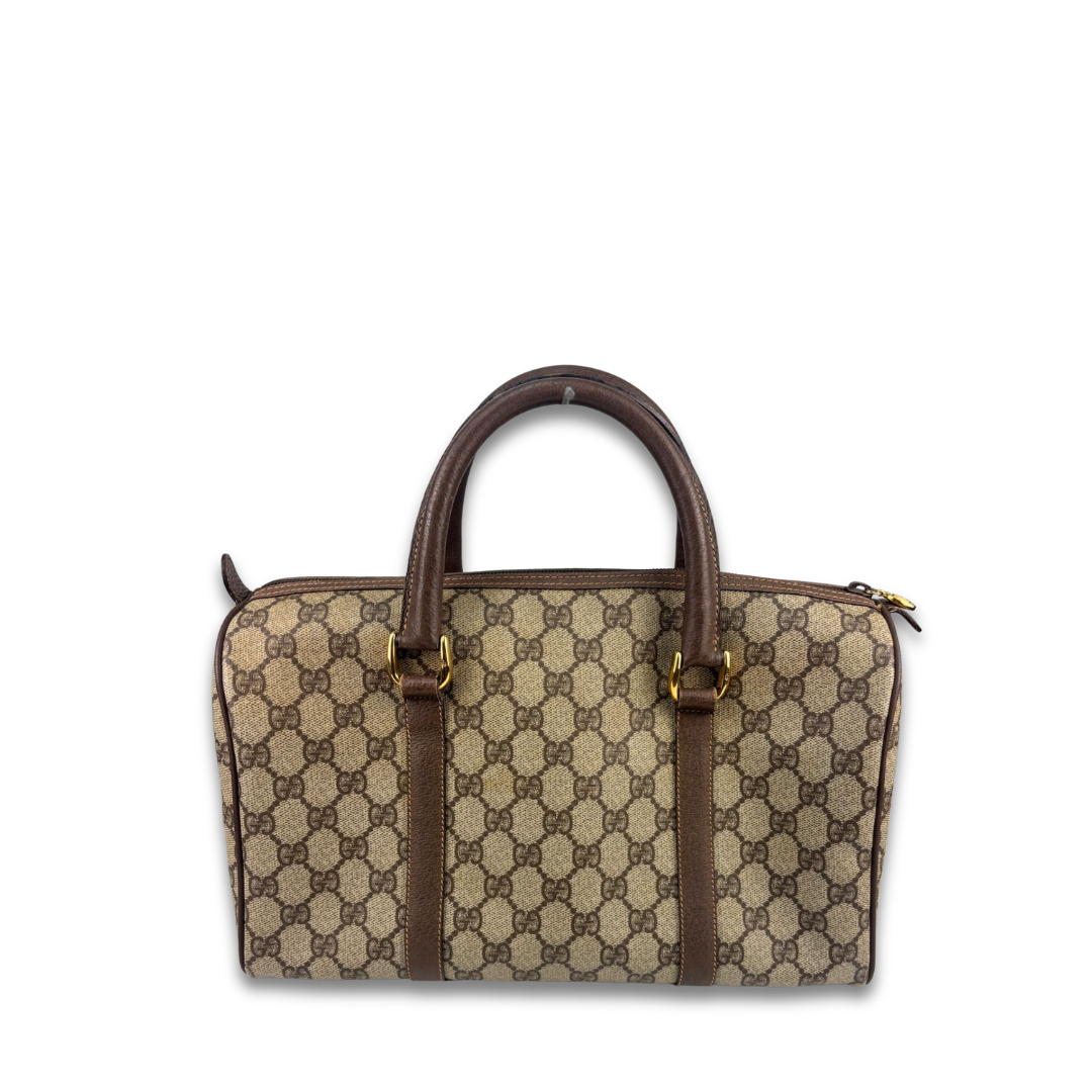 Gucci Supreme Vintage Boston Bag