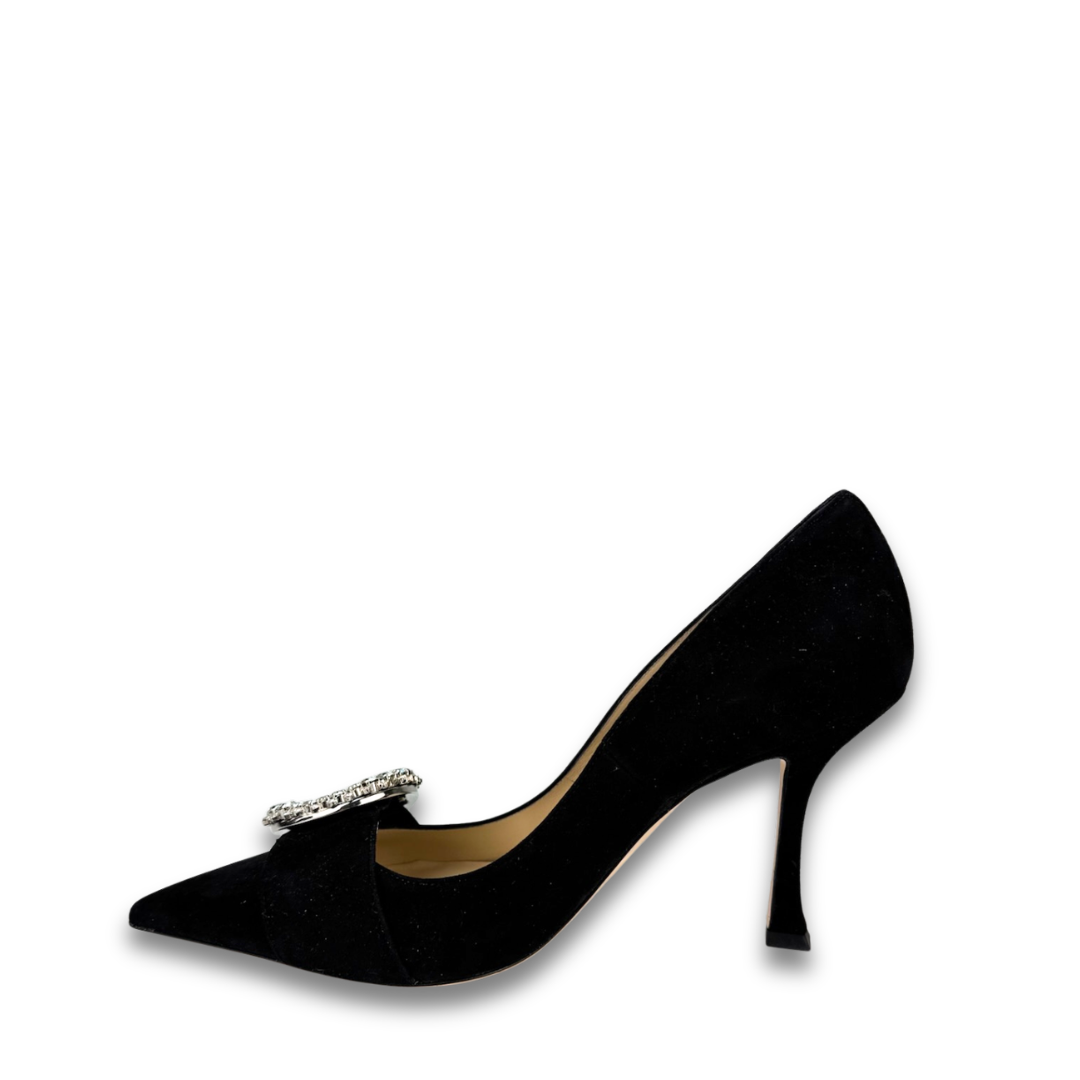 Jimmy Choo Suede Melva 90 Pumps - Size 40