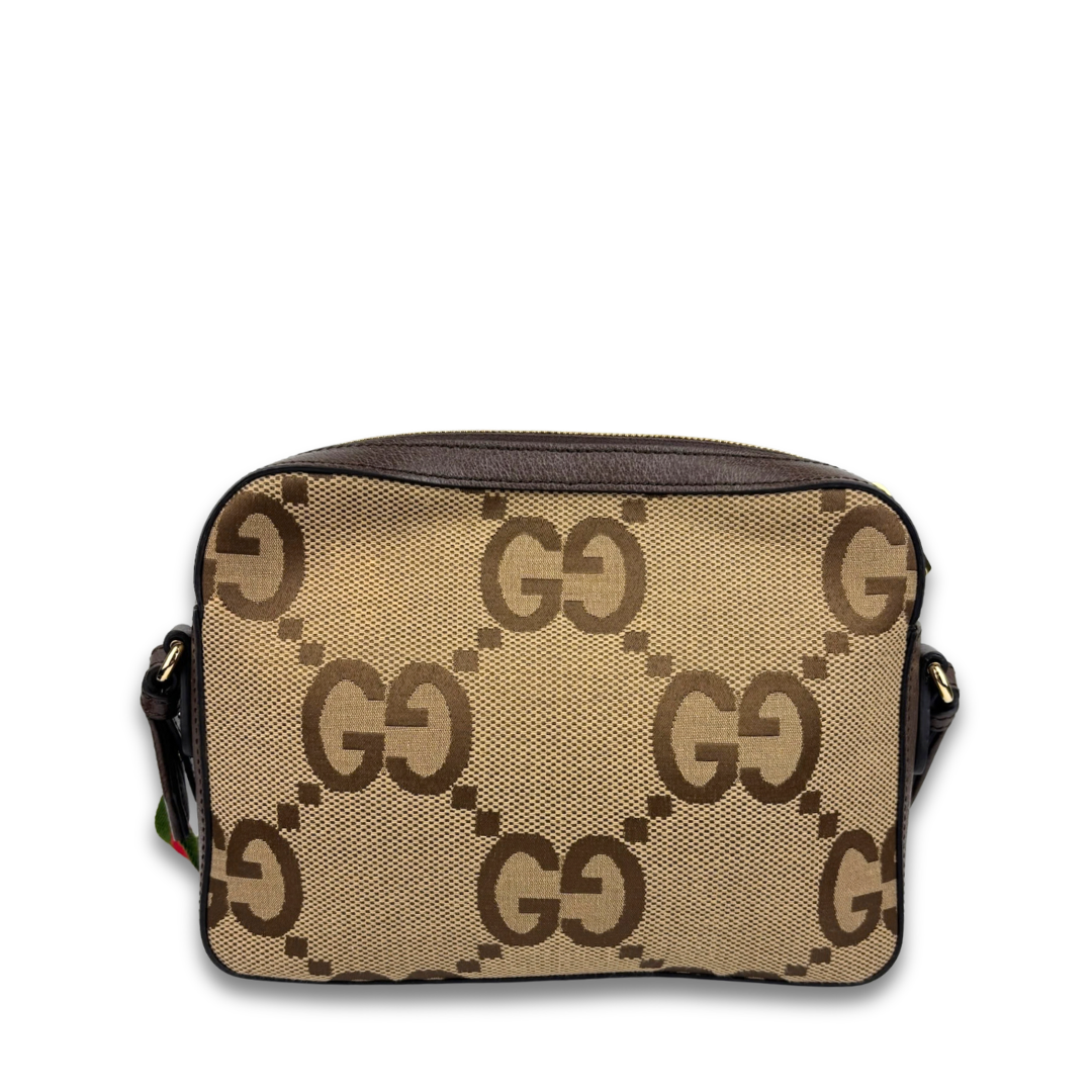 Gucci Jumbo GG Canvas Messenger Bag