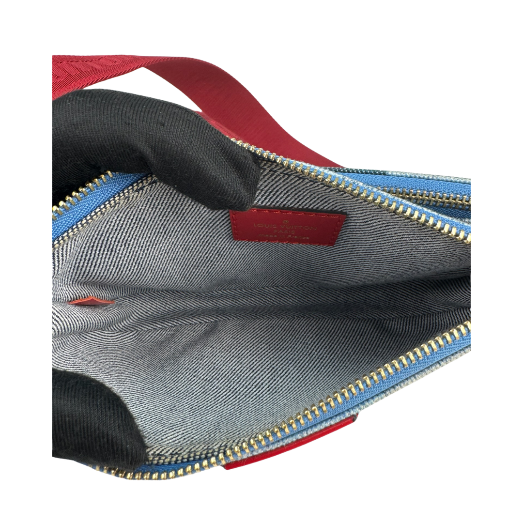 Louis Vuitton Denim Patchwork Multi Pochette Accessoires