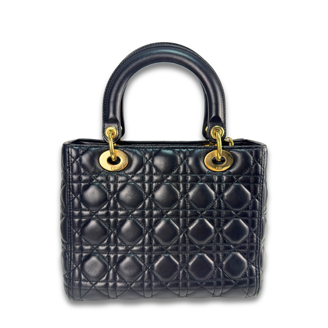 Dior Medium Black Lady Dior