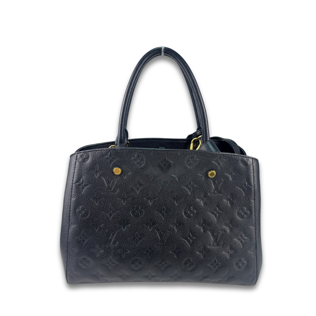 Louis Vuitton Black Empreinte Montaigne MM