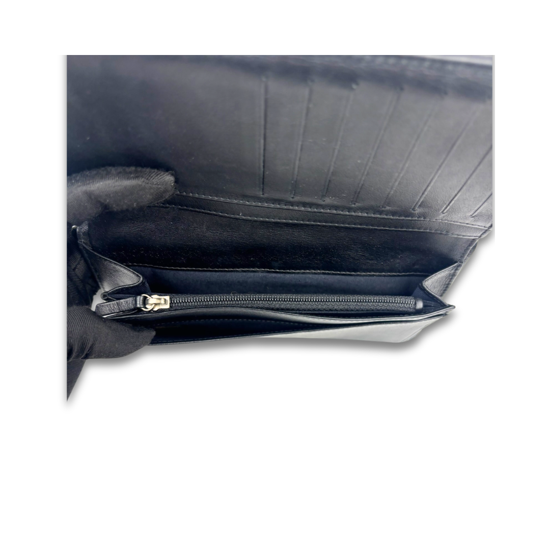 Chanel So Black Patent Bifold Wallet
