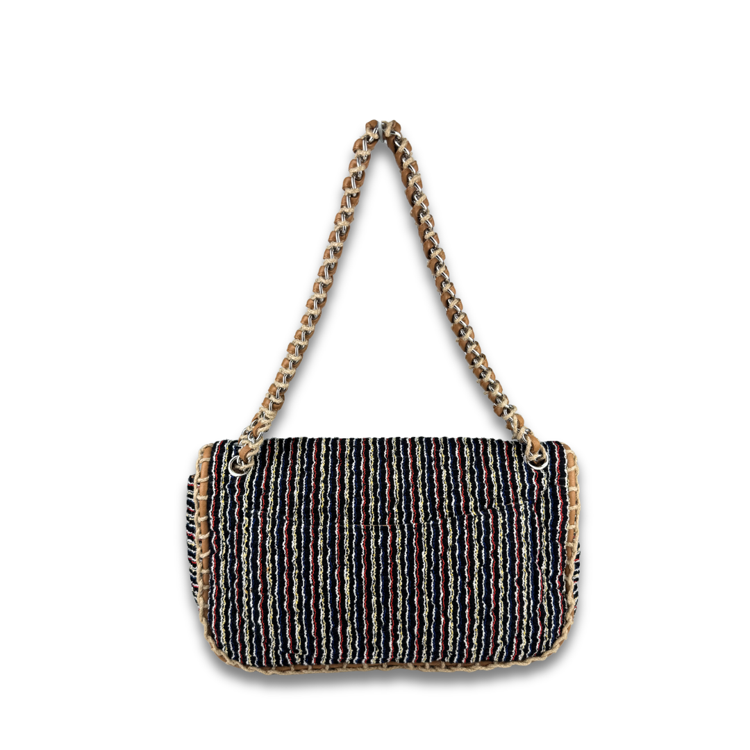 Chanel St. Tropez Multicolor Tweed Flap Bag