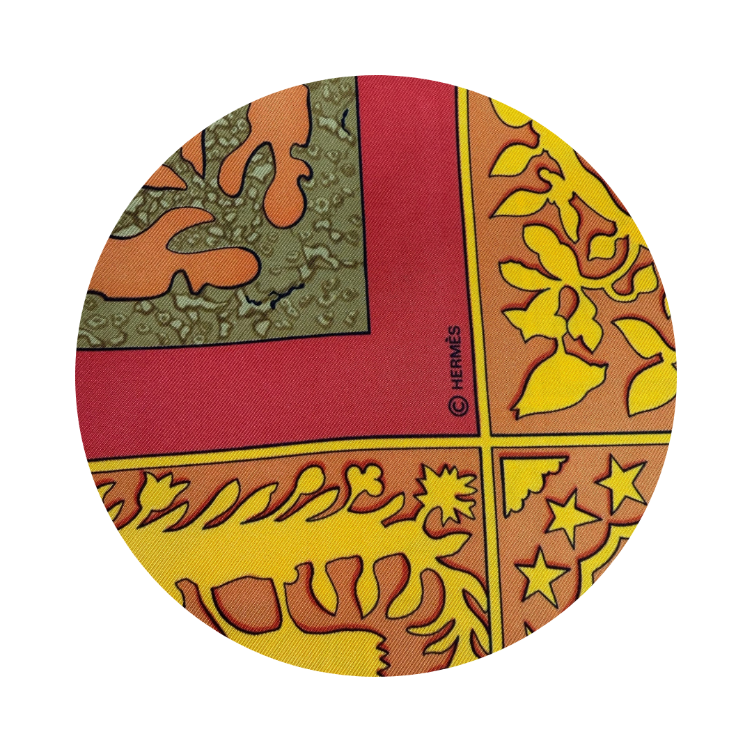 Hermès 'Early America' Silk Scarf 90