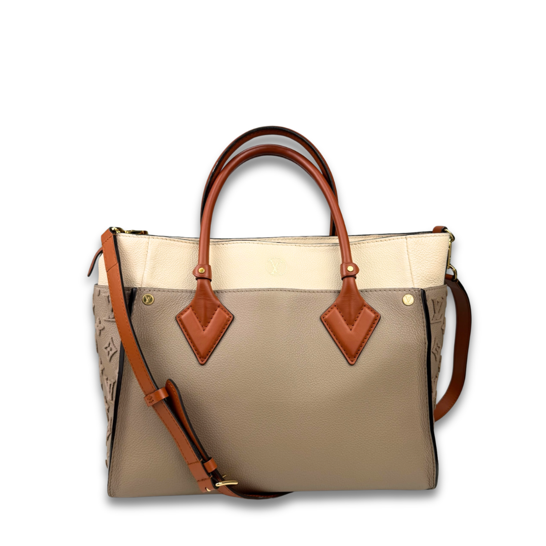 Louis Vuitton Taupe On My Side MM