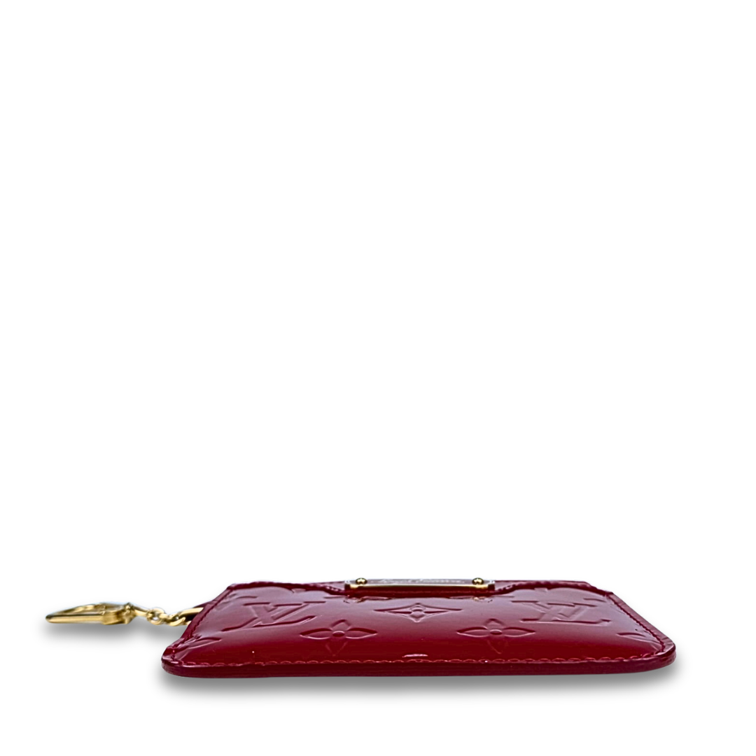 Louis Vuitton Red Vernis Key Pouch
