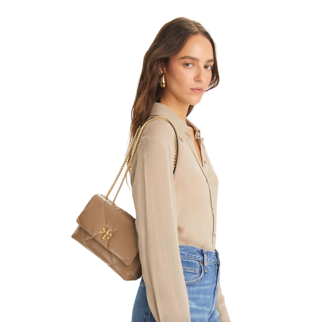 Tory Burch Kira Diamond Quilt Small Convertible Shoulder Bag