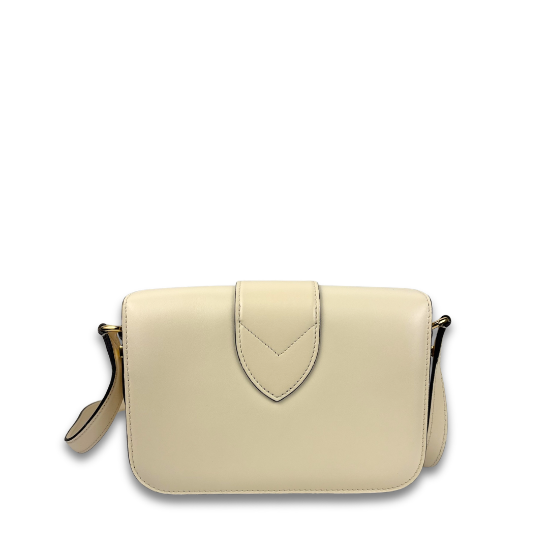 Louis Vuitton White Pont 9 Flap Bag