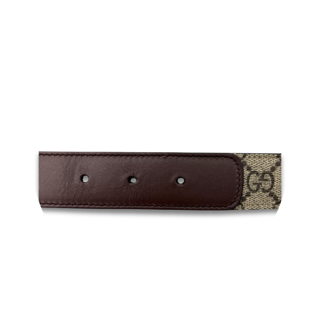 Gucci 1" Monogram Marmont Belt- Size 95