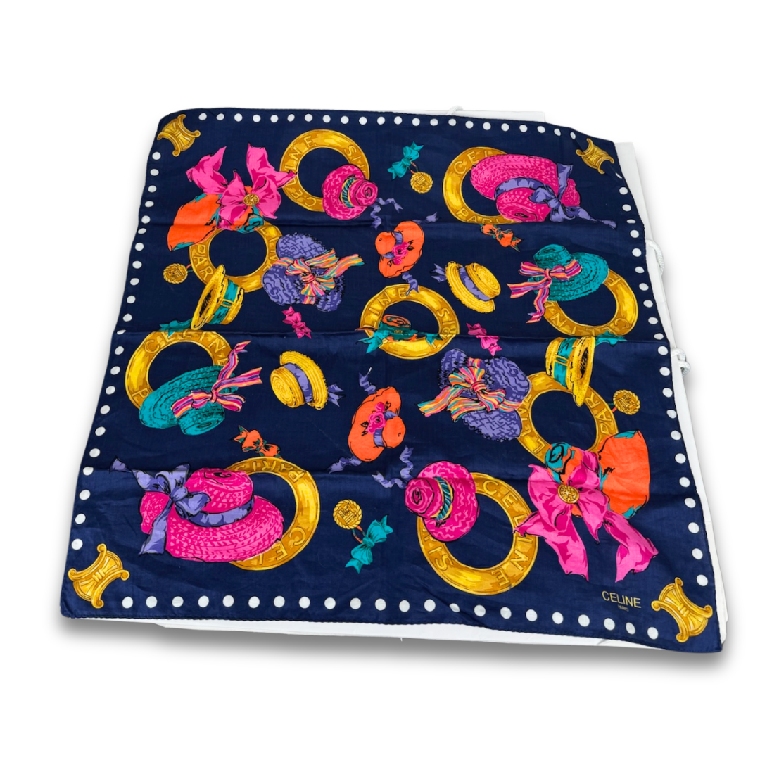 Celine Polka-Dot Handkerchief