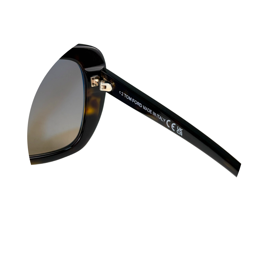 Tom Ford Tortoiseshell Butterfly Sunglasses