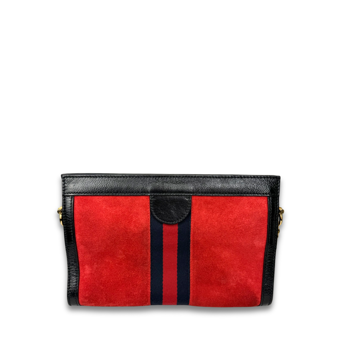 Gucci Ophidia Medium Suede Shoulder Bag